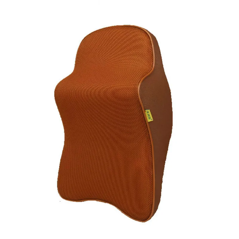 

Car Seat Headrest Auto Neck Rest Pillow Waist Pad  Lumbar Pillows Memory Cotton Breathable Creative Home Office Support Cushion