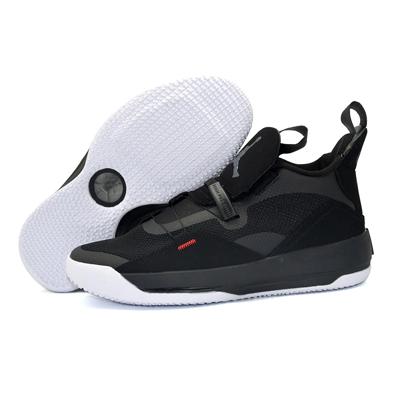 

New Jordan 33 XXXIII Retro Basketball Shoes Black Sports Man White Bottom Sneaker Training Footwear New Sale
