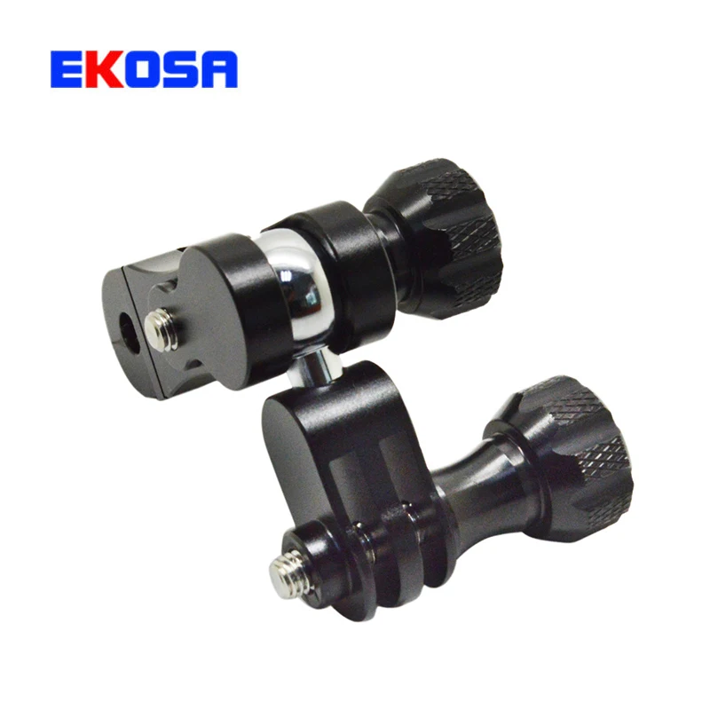 Aluminum 360 Degrees Rotation Monopod Tripod Mount Adapter For Gropro Hero 4 3 3 sj4000 xiaomi