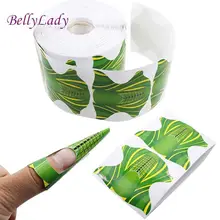 BellyLady 100 шт./500 шт. форма ногтей Стикеры квадратном каблуке Острый самоклеящаяся Маникюрный Инструмент для обучения нанесению акрила УФ-гель