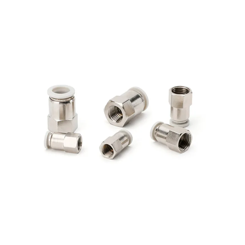 

OD 4/6/8/10/12mm Hose Tube 1/8'' 1/4'' 3/8'' 1/2'' Female Thread Pneumatic Quick Joint Fitting Air Pipe Connector