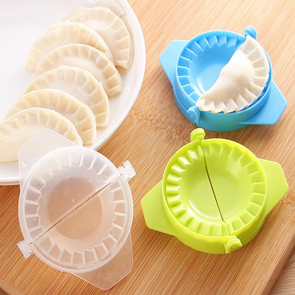 

1PC Dumpling Maker Device Food-Grade Plastic Pack 7.5cm Dough Press Dumpling Pie Ravioli Mould Pastry Dumpling Molds