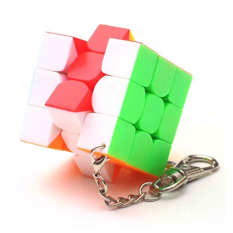 

MoYu Keychain Magic cube 3.0CM 3x3x3 Mini Cubo magico Professional Speed Twist Puzzle Neo Cube Classic Toys For Children Gifts