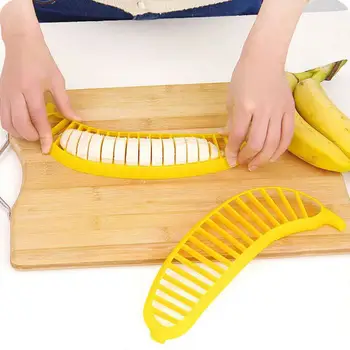 

23 pcs Banana Cutter Portable Banana Slicer Cutter Chopper /Cute Fruit Salad Vegetable Peeler Kitchen Fruit Tools