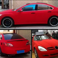 Красная бархатная виниловая 200 см x 135 см Внутренняя стретч-пленка переводная воздушная съемка Автомобильная виниловая оберточная пленка замшевая ткань