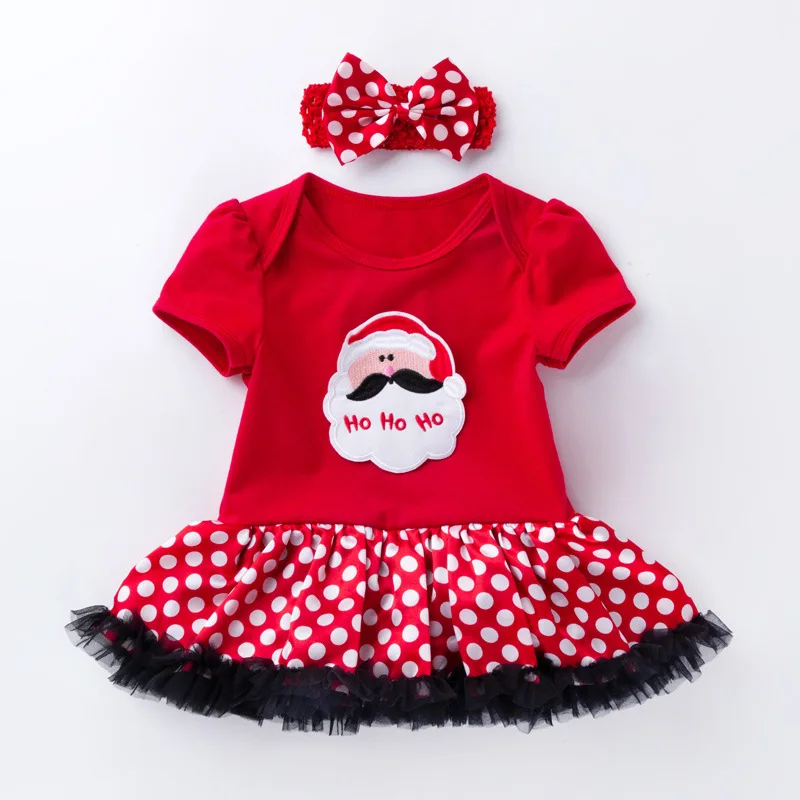 2 шт./компл. Новогодняя одежда для детей для малышей короткий рукав bebe/одежда платье-пачка кружевная вечерние Детский костюм наряды Детский спортивный костюм