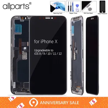 5.8 inch Display For iPhone X LCD Touch Screen with Frame Digitizer For iPhone X Display Screen Assembly Replacement Parts