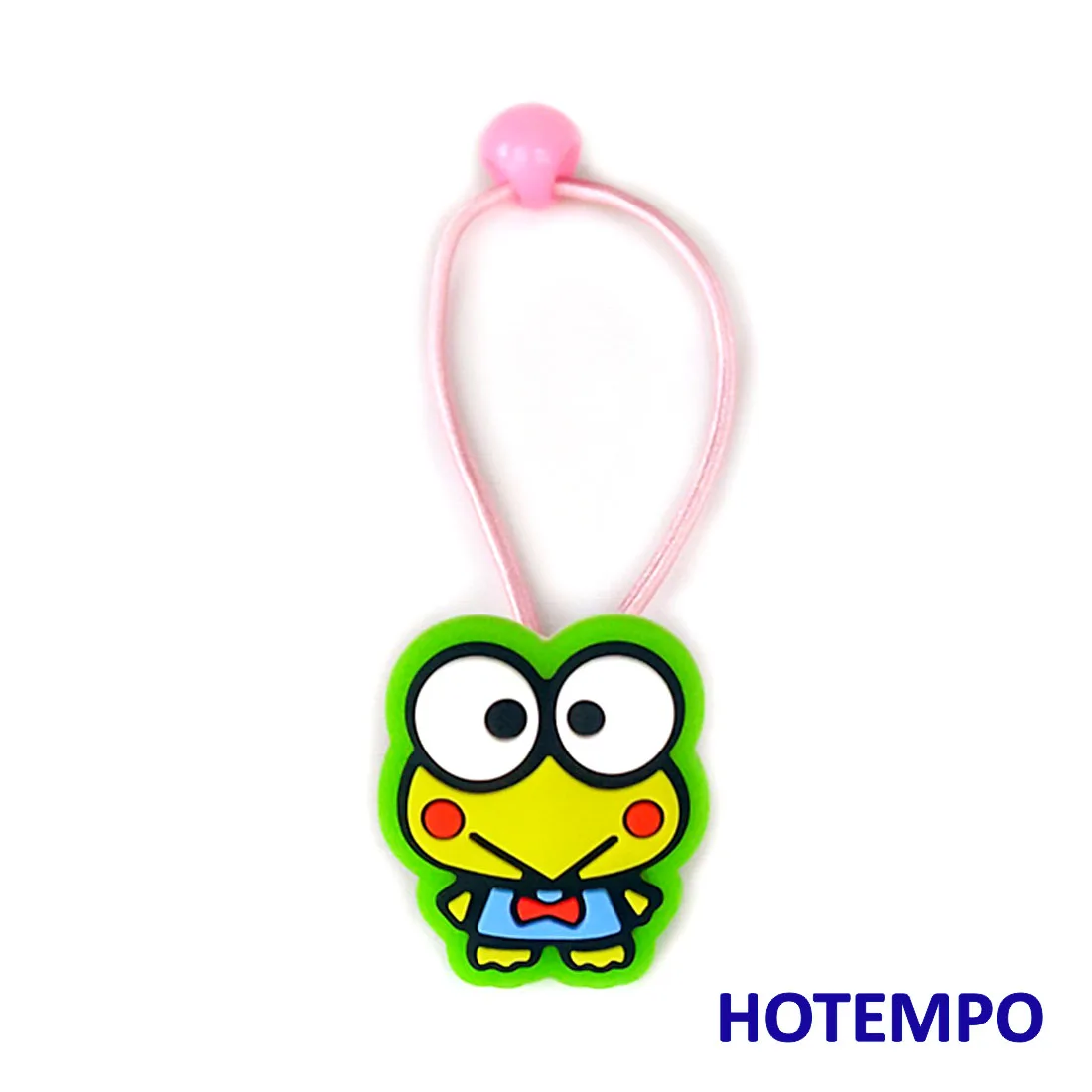 Милый мультфильм Pochacco Pekkle Maru Keroppi Kuromi Melody Twinstars Япония Kawaii Девушки эластичные волосы резинки кольцо для девочек подарок - Цвет: PVCFS-DYW-PK