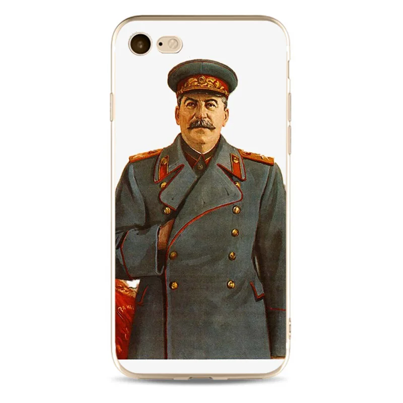 Чехол для телефона из мягкого силикона Сталина модель 2018 года чехол ТПУ iPhone 5 5C 5S SE