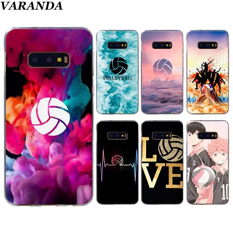 Volleyball Sports Phone cases for Samsung Galaxy S10 Plus S10e S8 S9 Plus S6 S7 edge A50 Note 8 9 TPU Soft Silicone case