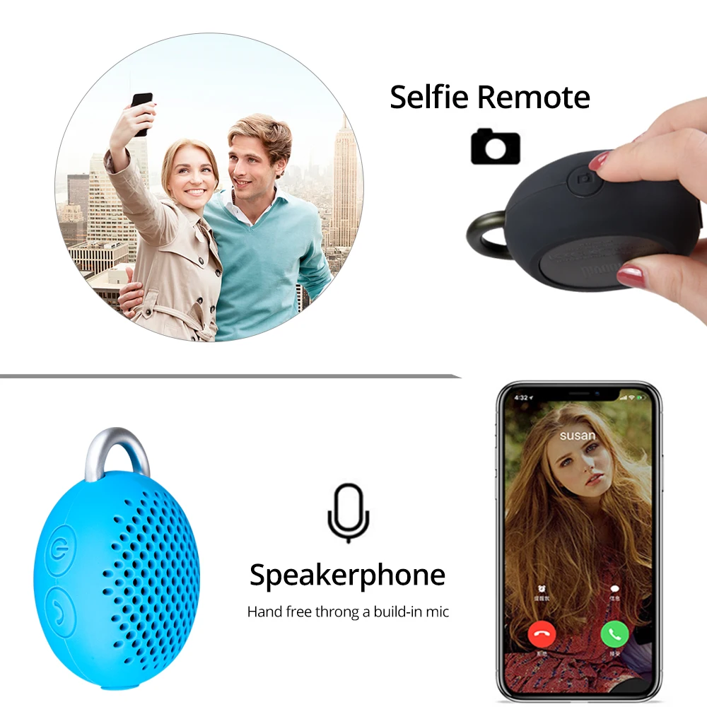 Bluetooth колонка Divoom bluetoone bean беспроводная ультра Портативная с функцией триггера