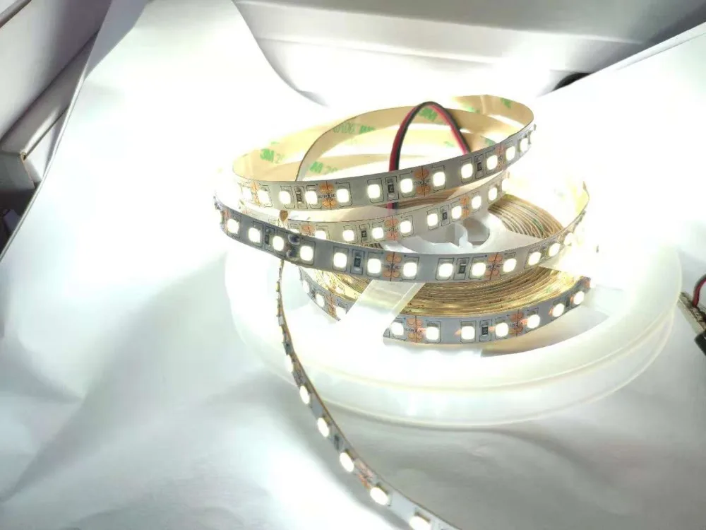 DC12V 8 мм Светодиодные полосы света 0 5 Вт/LED не водонепроницаемый SMD 2835 м 600LED 120л/м
