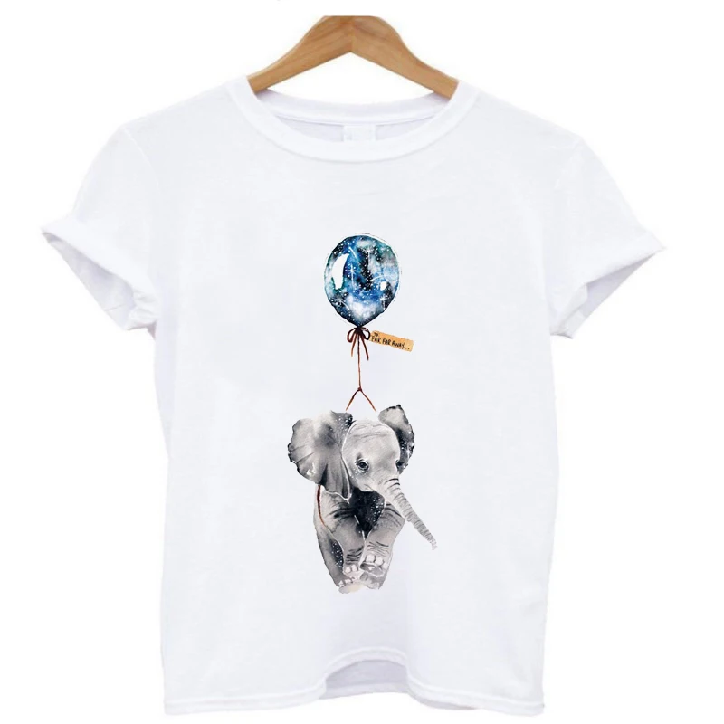 Hand-painted abstract cute baby elephant patch transfert thermocollants t-shirt iron on patches stripes for clothes applique