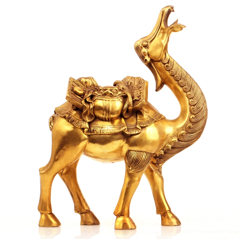 metal camel statue