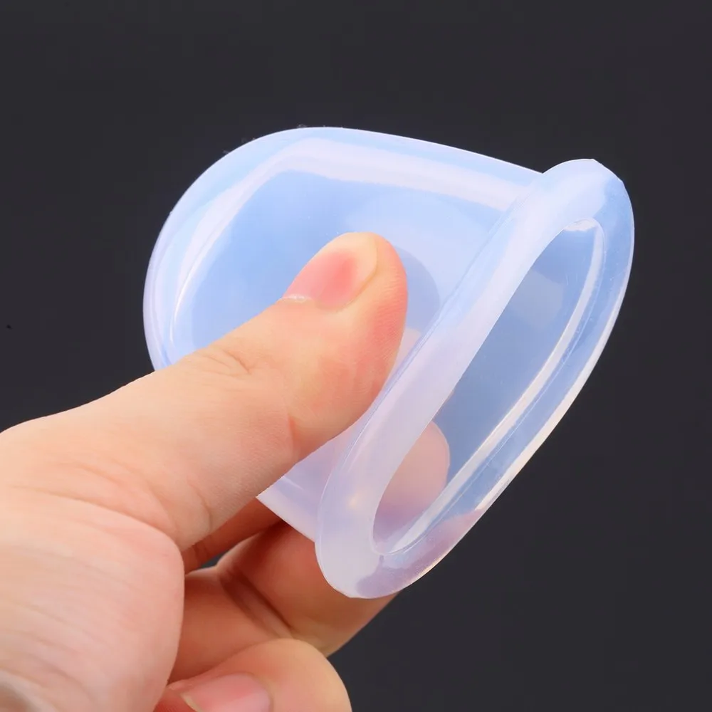 

High quality Cupping therapy device of 7CM silicone vacuum cupping jar for facial body slimming health care