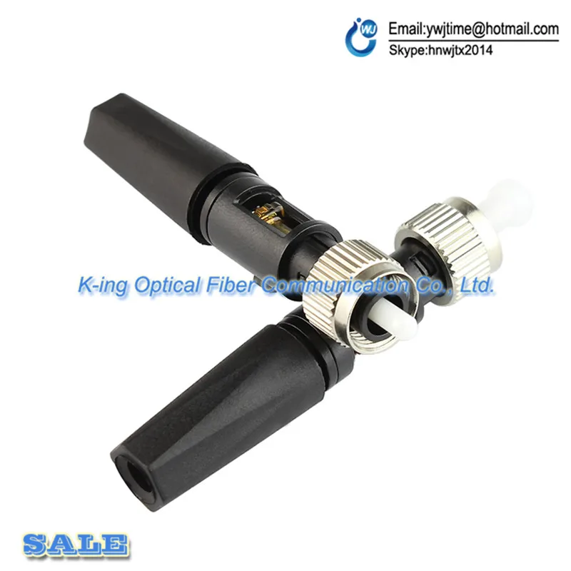 

100pcs Fiber Optic Fast Connector FC/PC Covered Wire Connector for Broadcasting CATV / FTTH,Free Shipping