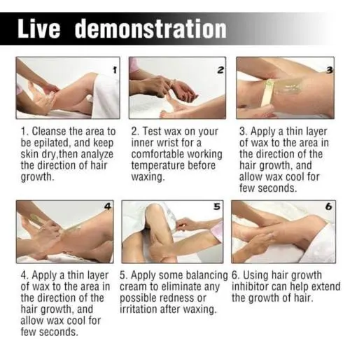 use stripless wax