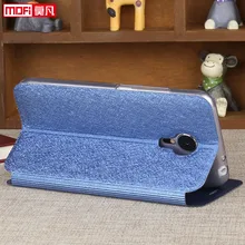 Meizu mx5 cover silicone case inner metal mofi genuine meizu M575U smart case gold black pink luxury matte case for mx5 original