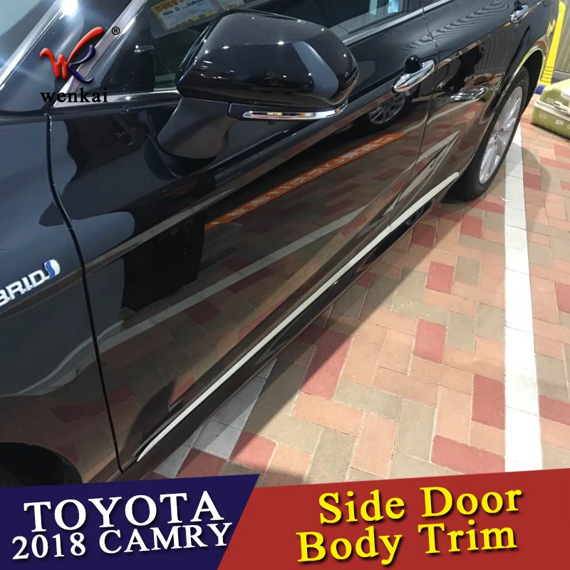 Buy Car Side Door Body Trim ABS Chrome 4PCS SET For Toyota CAMRY 2018