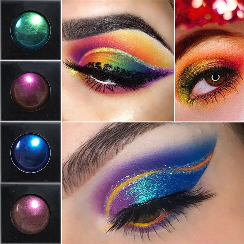 Cmaadu Shimmer Glitter Eye Shadow Palette Polarize Shine Makeup Single