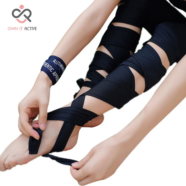 Top quality Sexy Yoga pants Ballet Spirit Bandage infinity Turnout Leggings  For Women Sport Black leggings