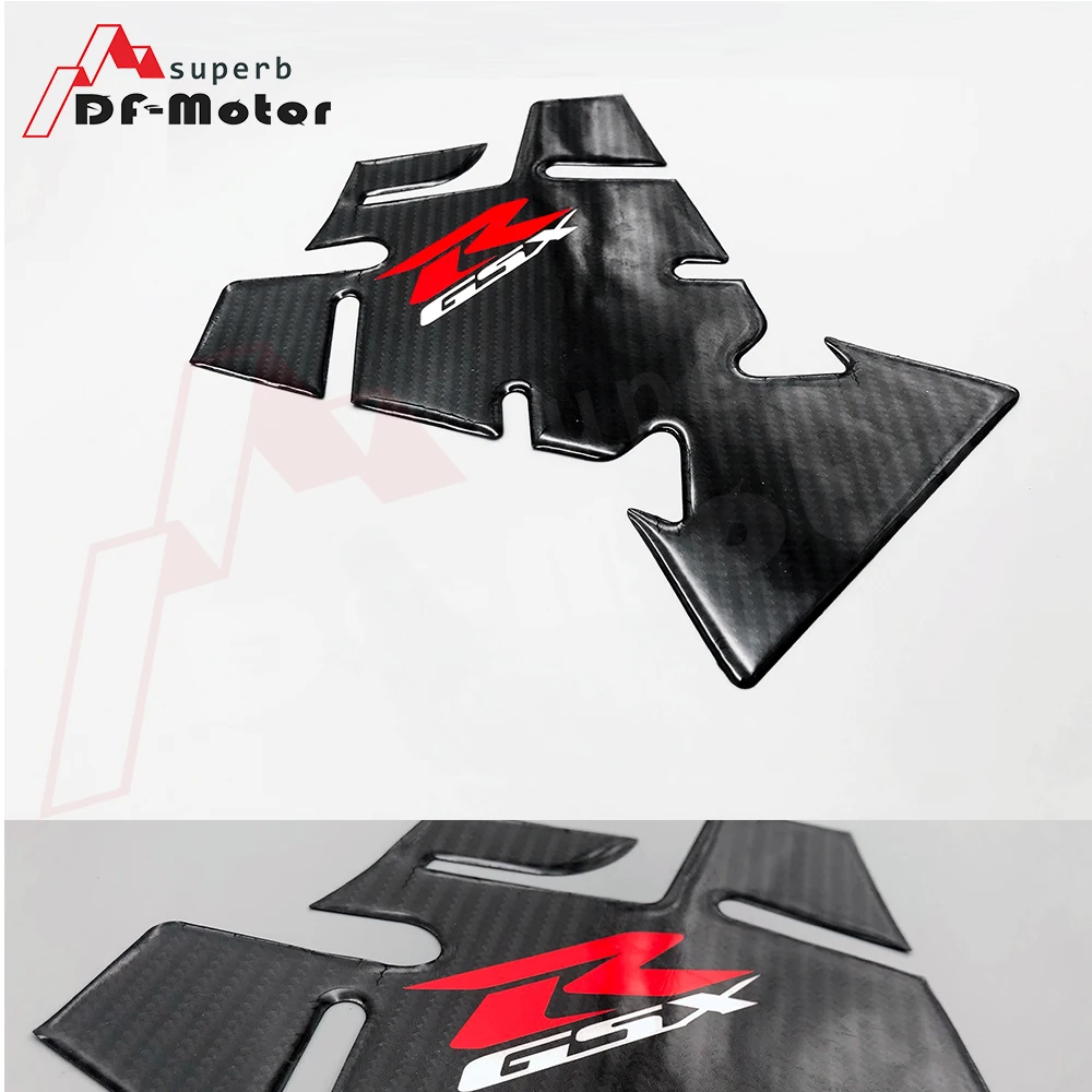 

GSX R 3D Carbon Fiber Tank Fish Bone Decoration Stickers Fit for Suzuki GSXR 600 750 1000 K1 K3 K4 K5 K6 K7 K8 K9 K11 L1