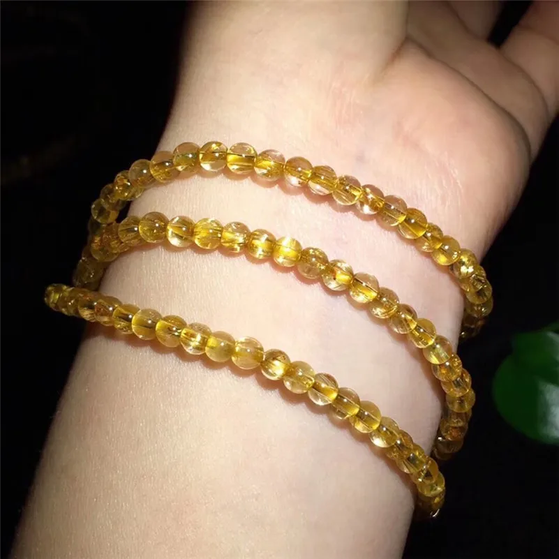Natural Rutilated Titanium Quartz Bracelet (5)