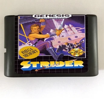 

Top quality 16 bit Sega MD game Cartridge for Megadrive Genesis system --- Strider