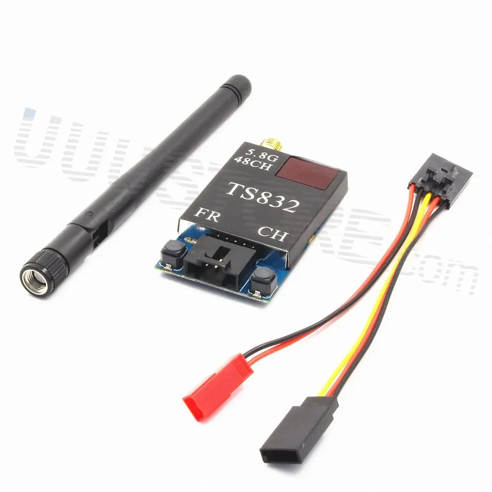 

New FPV 5.8G 600mW 48CH Wireless A/V Transmitter Transmission(TX) TS832 RP-SMA For QAV250 DJI Phantom Quadcopter