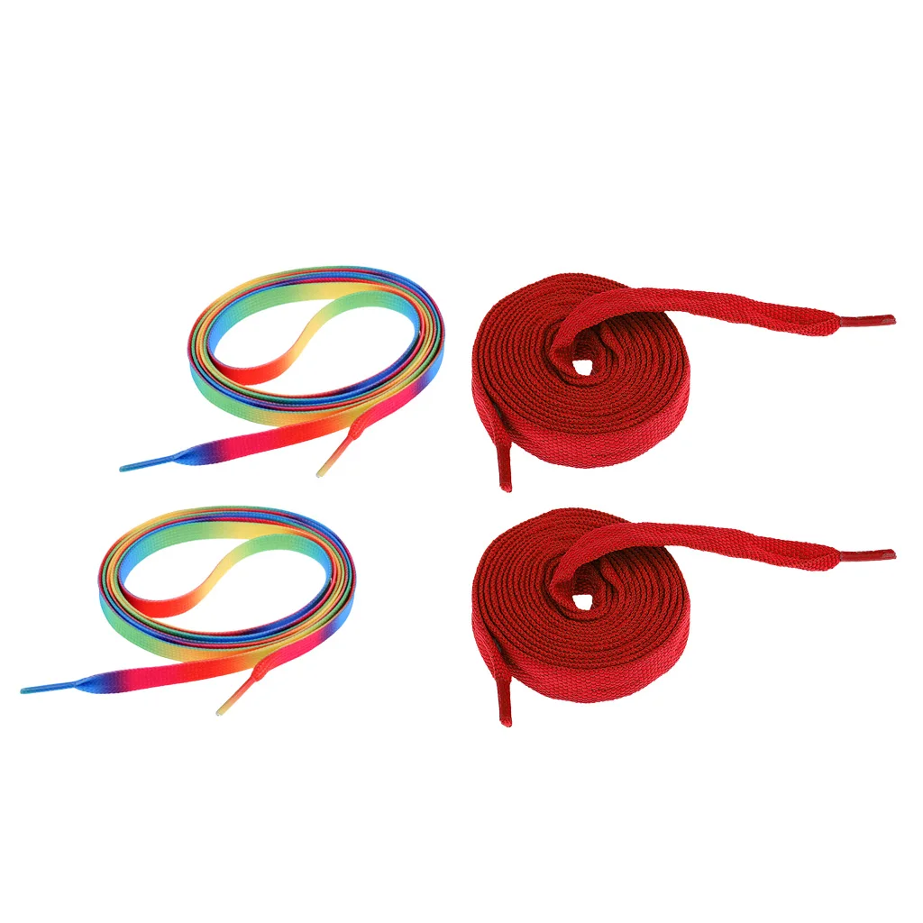 2 Pairs Roller Inline Skate Shoelaces Skates Strings Shoe Laces 180cm