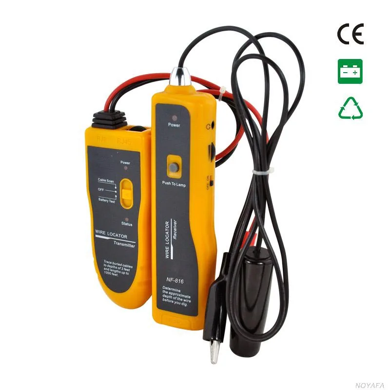 

NOYAFA NF-816 Wire Tracker Underground Wire Locator Network Tools Cable Tester Tool Finder Tracer Video/Telephone/Metal Line