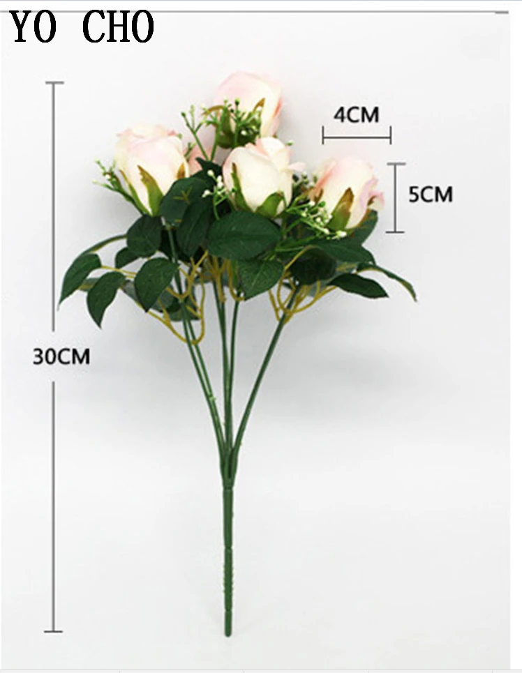 white garland christmas decoration rose artificial flower for home decor