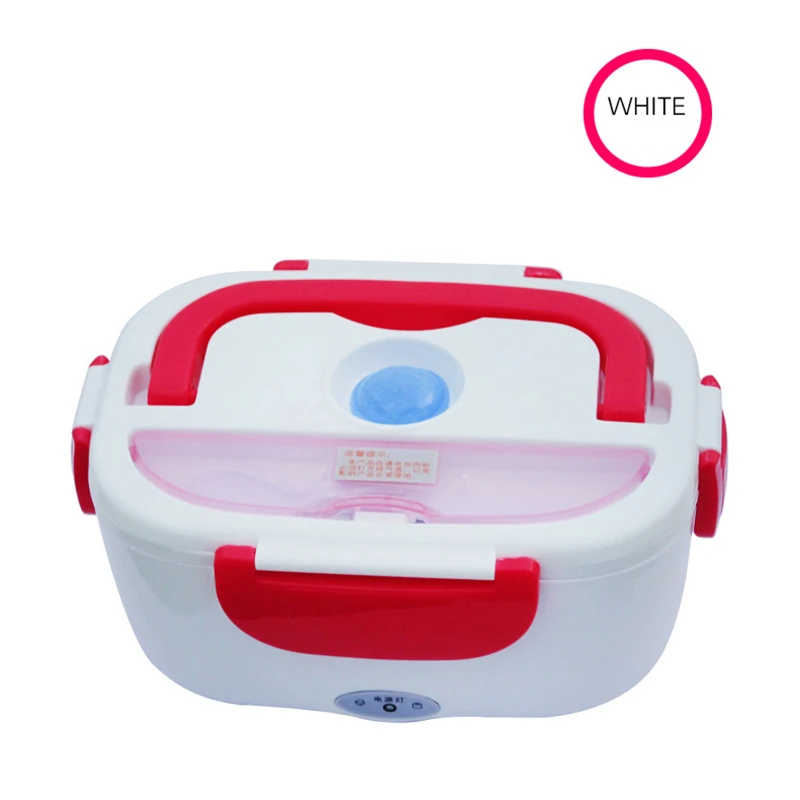 

Food Container Electric Heating Lunch Box Food Warmer bento box Storage With Compartment 4 Buckles (only be used on cars)