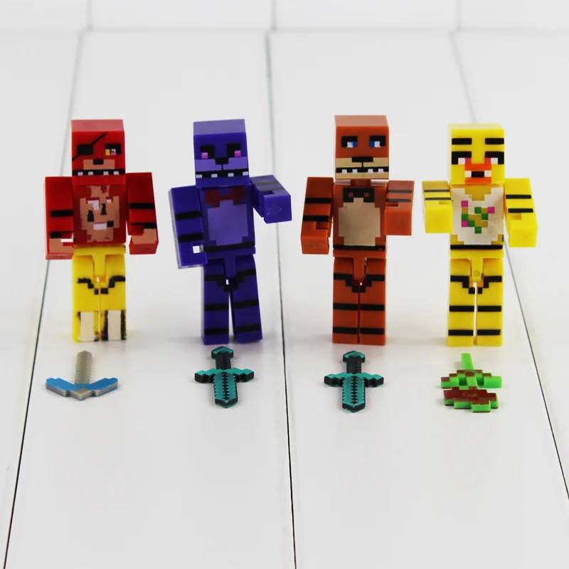 Хит 4 шт./лот модель Five Nights At Freddy's пять ночей Juguetes с рисунком персонажей из игры в