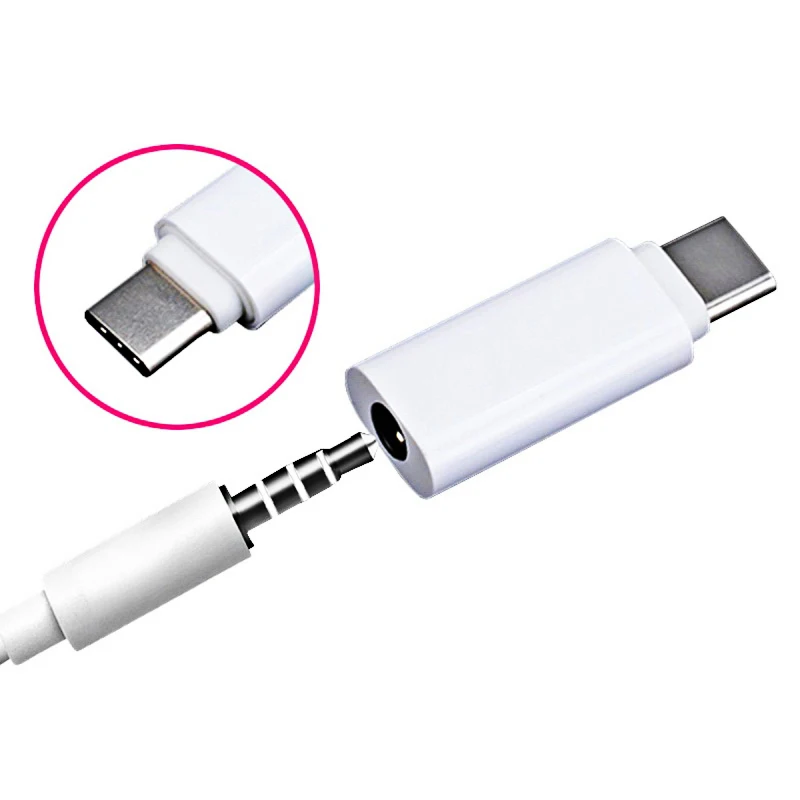 Suntaiho Type C 3.5 Jack Earphone Cable USB C to 3.5mm AUX Headphones Adapter For Huawei mate 10 P20 pro Xiaomi Mi 6 8 6X Mix 2s