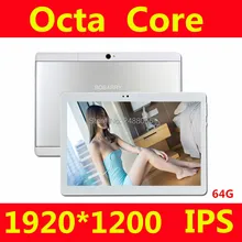 10.1 inch Tablet pc 3G 4G Lte Octa Core 4GB RAM 64GB ROM Android 6.0 IPS GPS wifi 5.0MP 10.1 MID Phablet 1920*1200 IPS