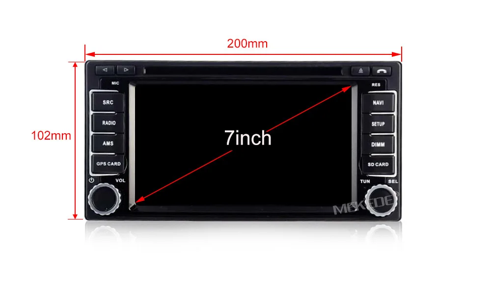 Cheap MEKEDE Android 9.0 Quad core Car Multimedia DVD Player for Subaru Forester Impreza 2008-2012 with GPS navigation radio stereo 5