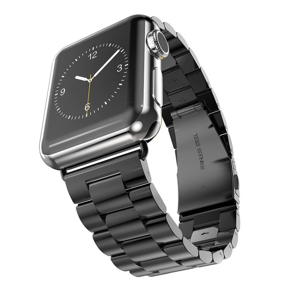 Ремешок из нержавеющей стали для apple watch band 44 мм 40 браслет iwatch 42 38 series 5 4 3 38/42/40