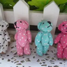 Медведь на шарнирах плюшевые игрушки Одежда для кукол куклы украшения из ткани аксессуары для мобильных телефонов diy аксессуары 100 шт/партия