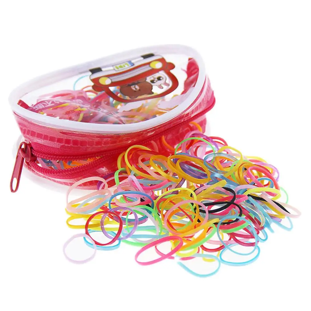

Disposable Gum For Hair Children TPU Rubber Bands Ponytail Holder Elastic Hair Band Girls Scrunchie Hair Accessories