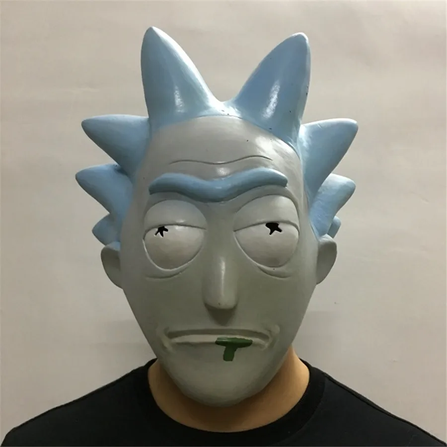 

Rick and Morty Masque Mask Anime Cosplay Masks Latex Full Face Halloween Props