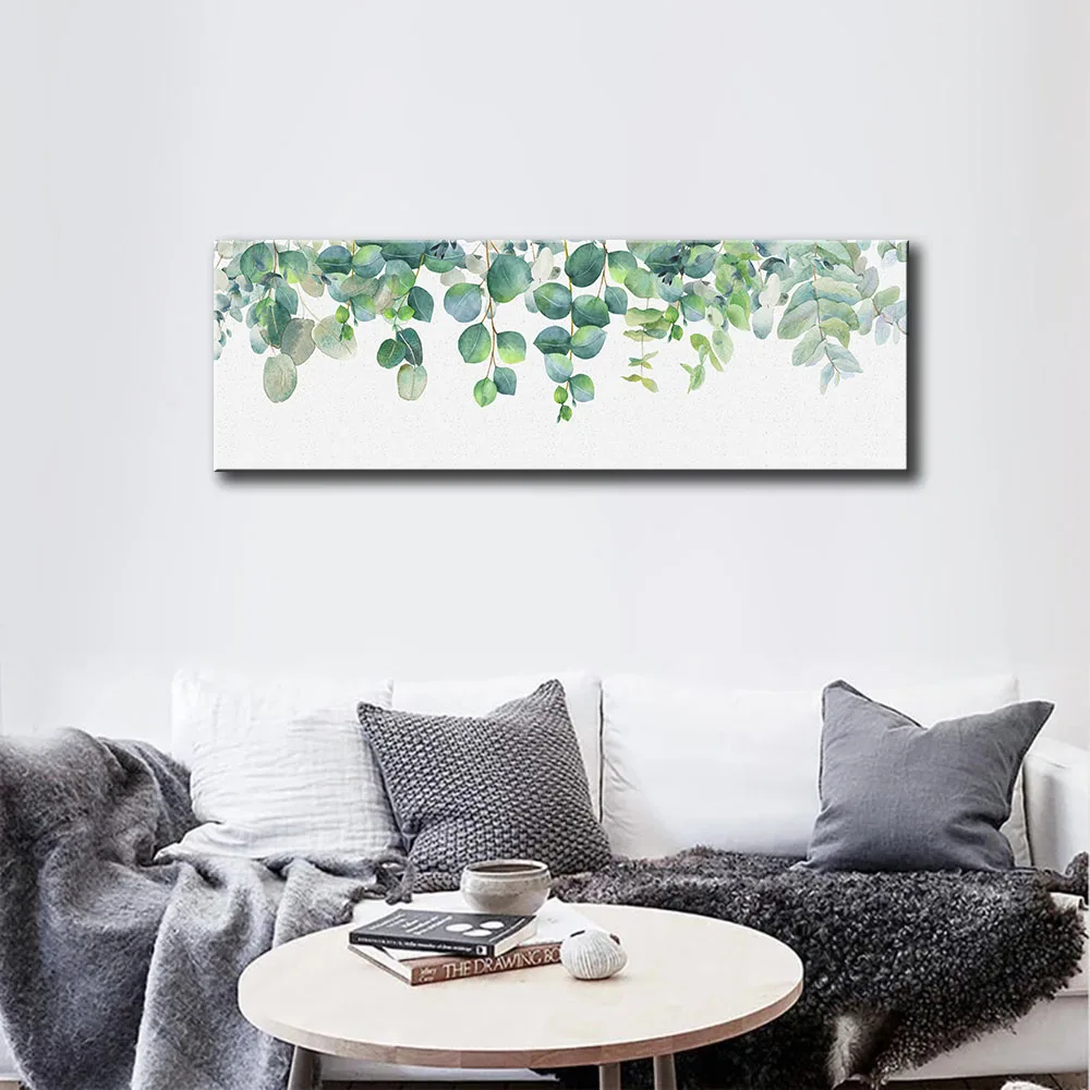 Минималистичная настенная живопись на холсте акварельный постер С КАКТУСОМ скандинавские художественные настенные картины с рыбами красочные картины с перьями для офиса