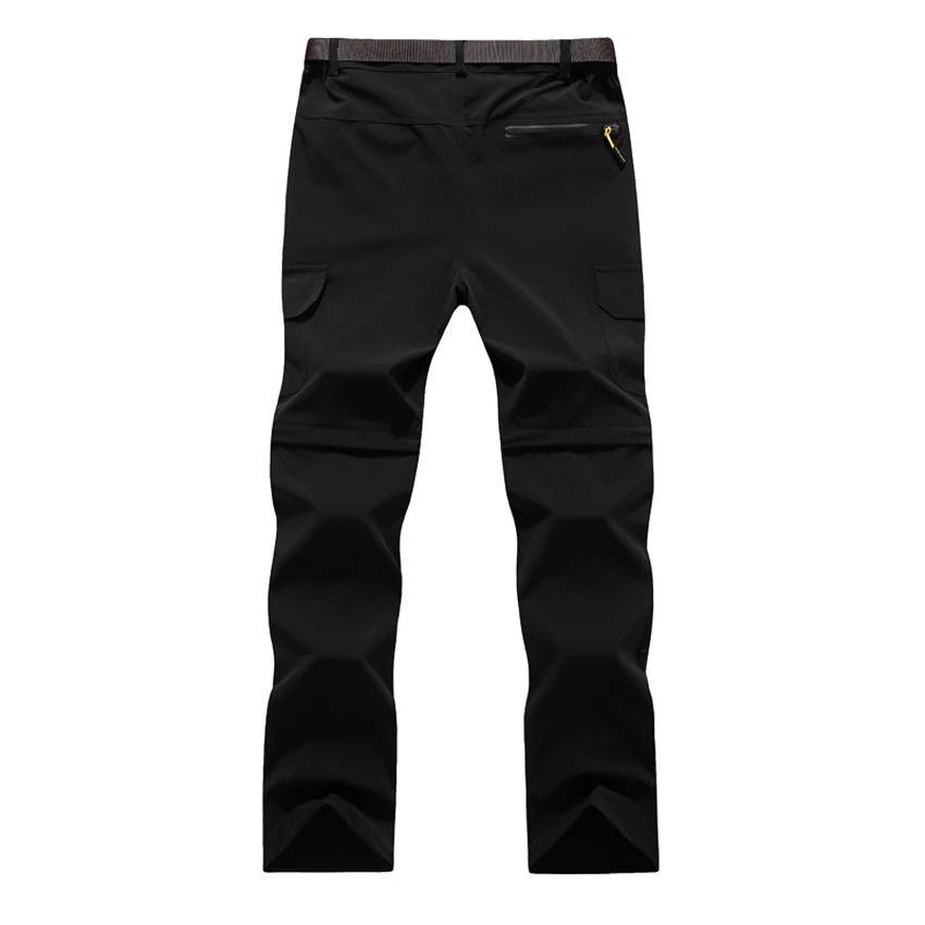 Mountainskin 6XL Men's Summer Quick Dry Removable Pants Outdoor Sport Trousers Hiking Trekking Fishing Camping Male Shorts VA206