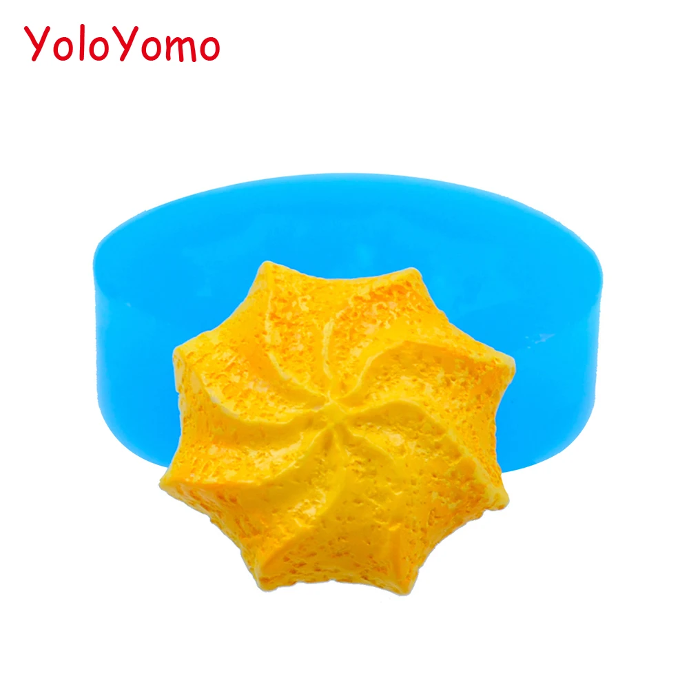 

Q045YL 20.8mm Whipped Cookie Silicone Push Mold - Fondant, Cupcake Topper, Chocolate, Biscuit, Candy, Resin Polymer Clay Mold