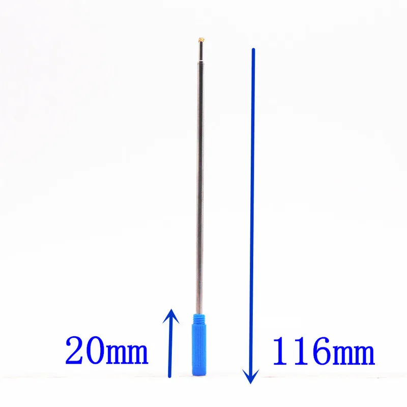 5 шт синие чернила заправка чернил 0,5 мм перо Шариковая ручка подходит для типов ручек карандаши для письма