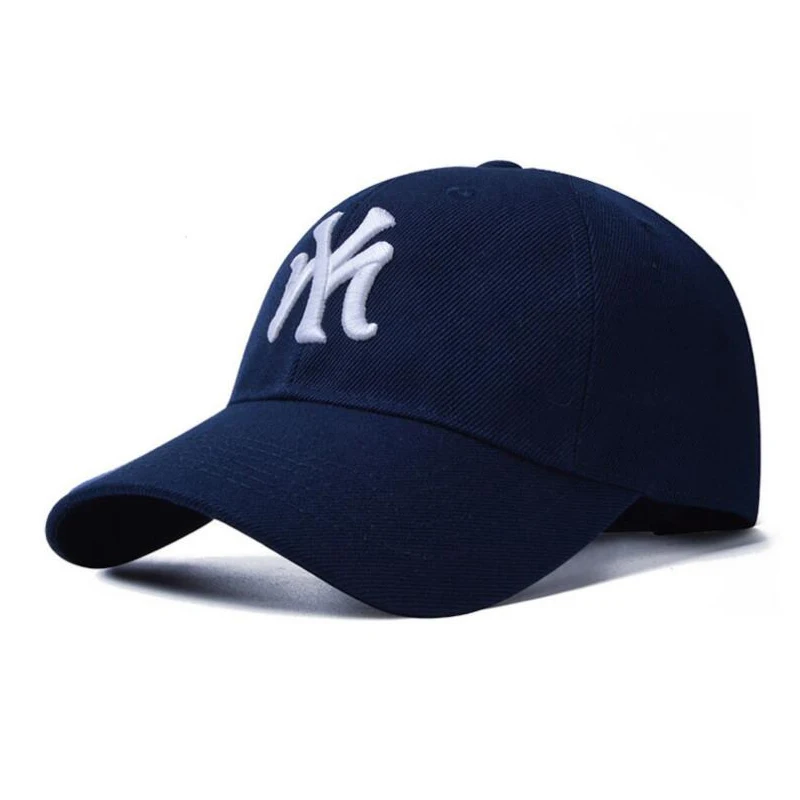 blue Модная уличная кепка хлопок Регулируемая вышивка Snapback солнцезащитный козырек Велоспорт Туризм Рыбалка Головные уборы для мужчин и женщин Кепка s - Цвет: blue