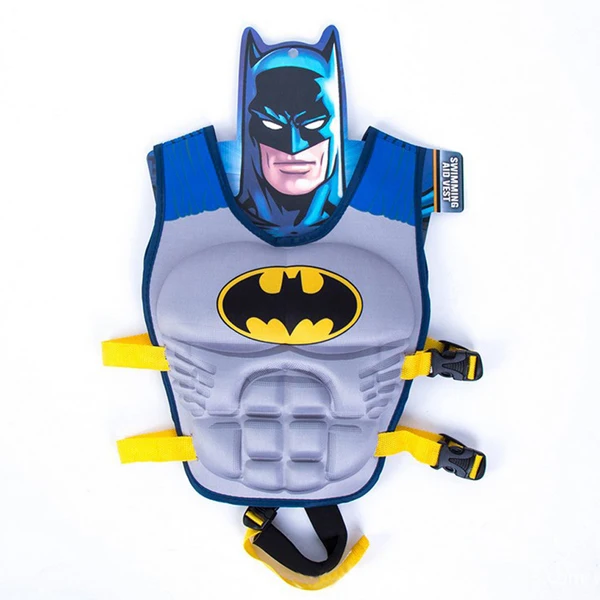 Детский спасательный жилет, плавающий жилет, детский купальный костюм для мальчиков, солнцезащитный, плавающий, мощный, аксессуары для бассейна, кольцо, дрейфующее на лодках - Цвет: Batman