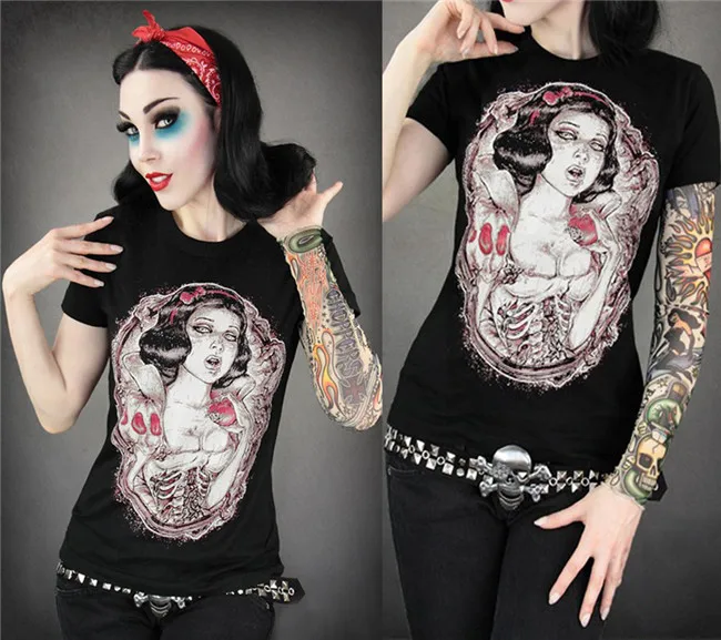 Punk Rock Women S Summer Style Poison Apple Snow White Short Sleeve Europe T Shirt 3d Digital Printing Hiphop Fitness Te Shirt Shirt Shirt Westernshirt 2 Aliexpress Punk Rock Women S Summer Style Poison Apple Snow White Short Sleeve Europe T Shirt 3d Digital Printing Hiphop Fitness Te Shirt Shirt Shirt Westernshirt 2 Aliexpress
