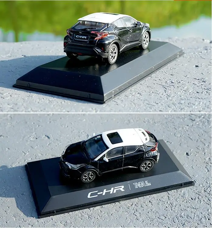 1:43 Масштаб сплава модели автомобиля игрушки, высокая имитация TOYOTA C-HR CHR, коллекция игрушек, бесплатная доставка