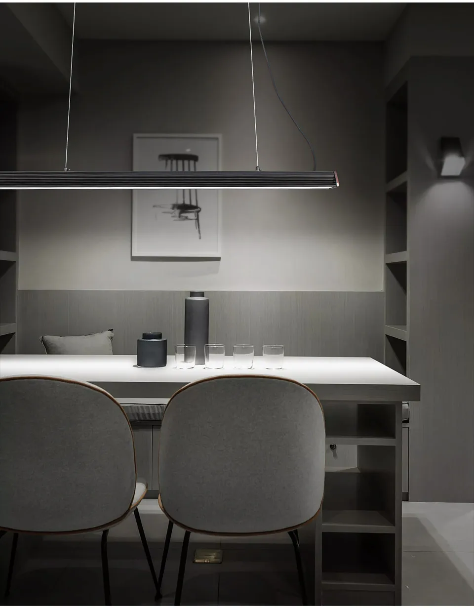 Aisilan скандинавский подвесной светильник, обеденный Настольный светильник, кухонный бар, светодиодный Современный простой креативный офисный светильник